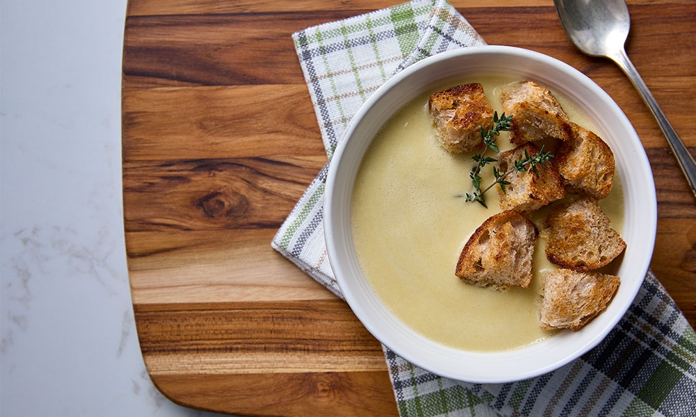 A humble soup in honor of St. Bernadette