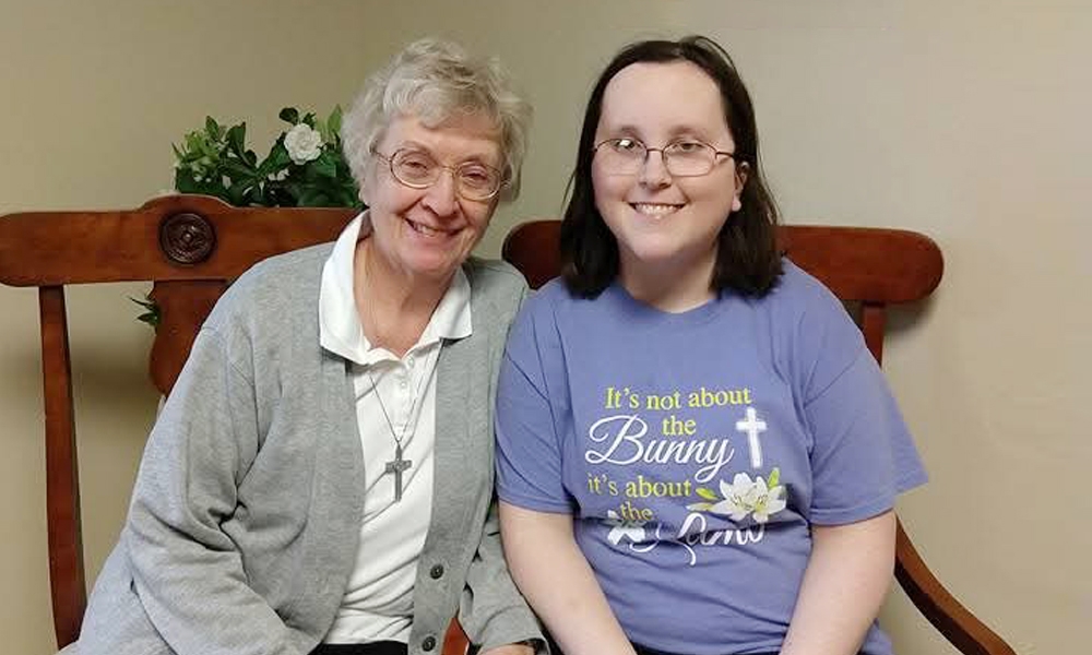 Sr. Josephine Garrett and Liz Fairchild